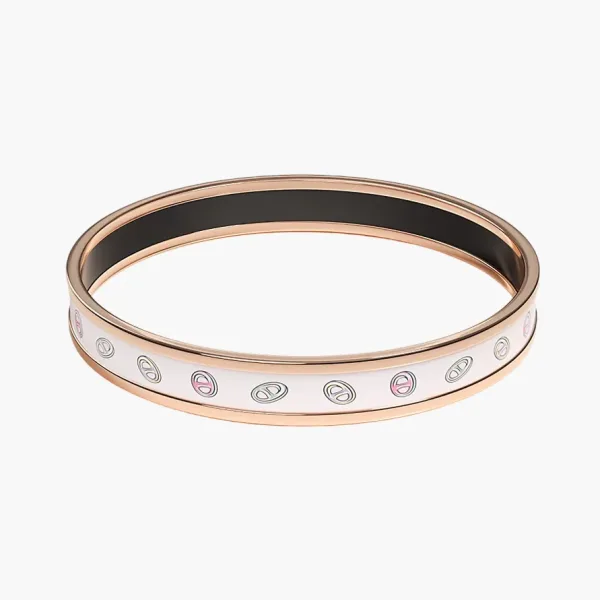 Hermes Funny Ice Cream bangle Rose Pink