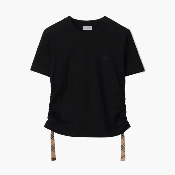 Burberry Festival Cotton T-shirt  Black