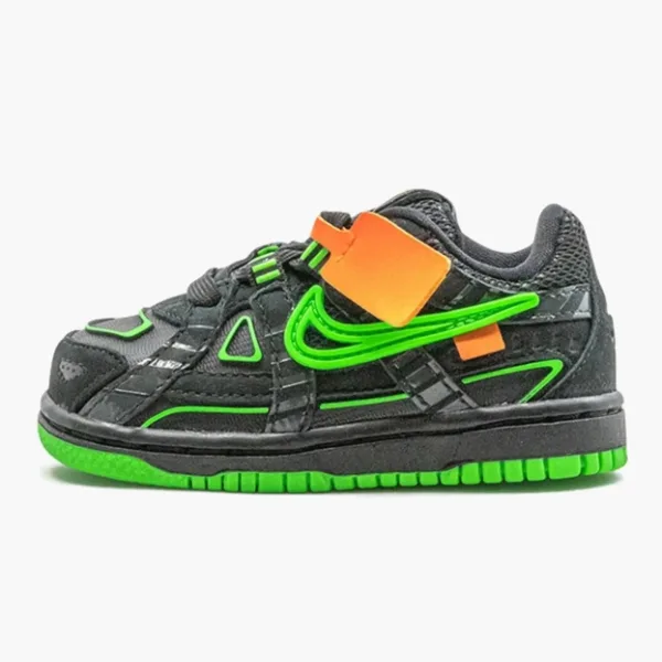 Nike Rubber Dunk TD Off-white - Green Strike Kids
