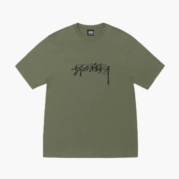 Stussy Sliced Tee Olive