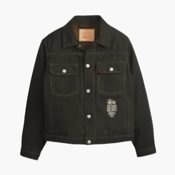 Stussy X Levi's Jacket Black