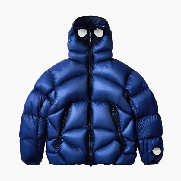 PALACE x C.P. Company Puffer Jacket Bright Cobalt