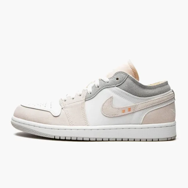 Air Jordan 1 Low GS Inside Out Cream White Light Grey