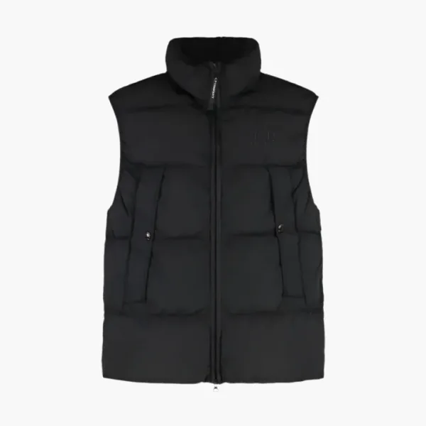 C.P. Company Chrome-R Logo Vest Black
