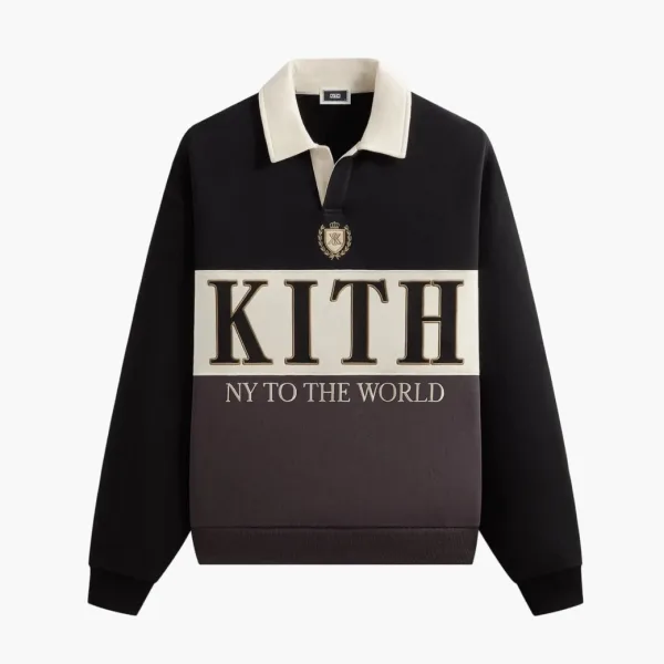 Kith Nelson Rugby Pullover Black