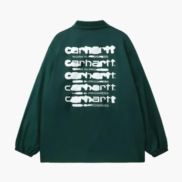 Carhartt WIP Print Coach Overshirt Green