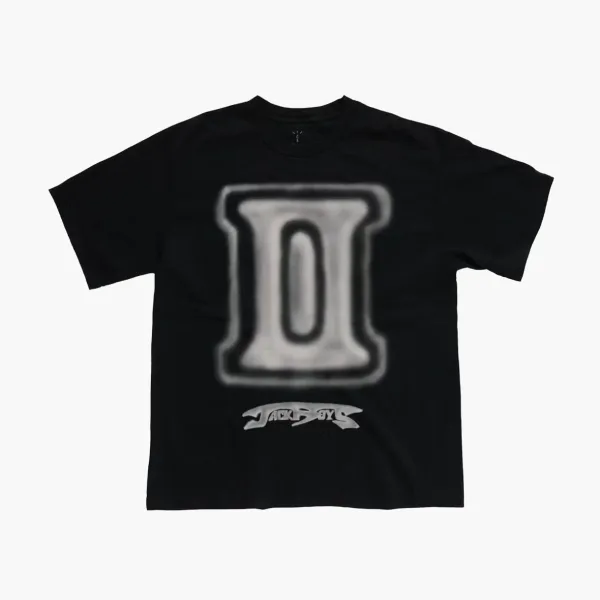 Travis Scott Pack B2 Jackboys 2 Cactus Jack Rap T-Shirt Black