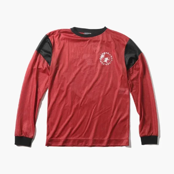 Enfants Riches Déprimés Tabac Rat Mesh Long-Sleeve T-Shirt Red/Black