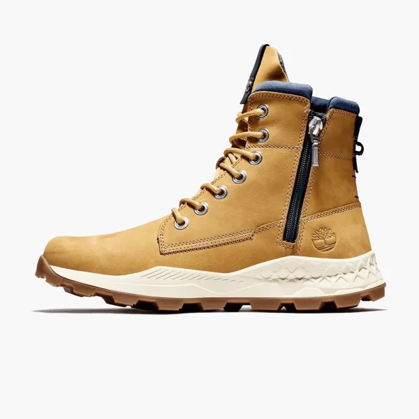 Timberland Brooklyn Side Zip Boot Wheat Nubuck