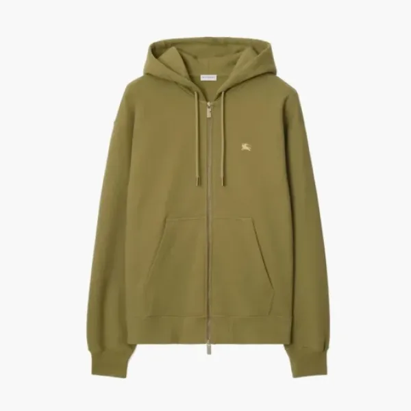 Burberry Cross Stitch EKD​ Cotton Zip Hoodie Estate