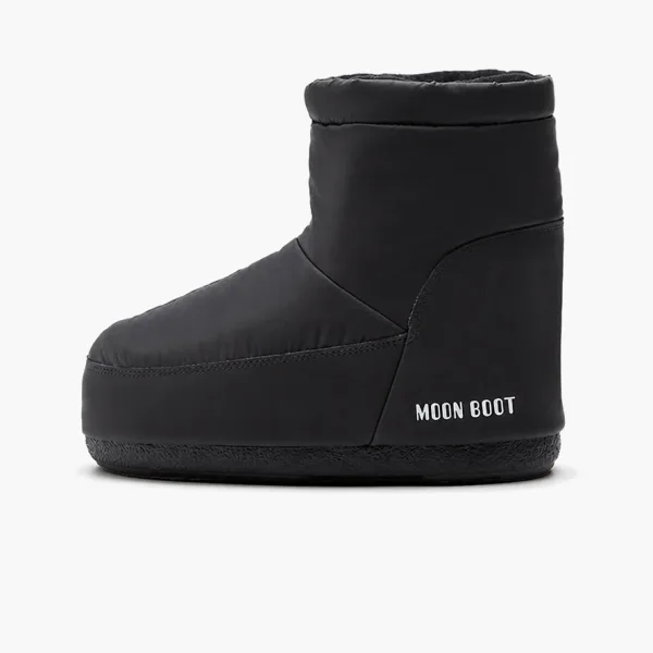 Moon Boot No Lace Rubber Boot Black