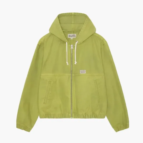 Stussy Zip Hoodie Green
