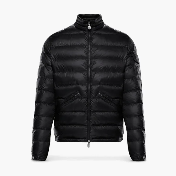 Moncler Agay Short Down Jacket Black