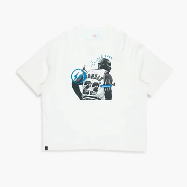 Travis Scott X Jordan X Fragment T-shirt White
