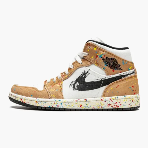 Air Jordan 1 Mid SE Brushstroke