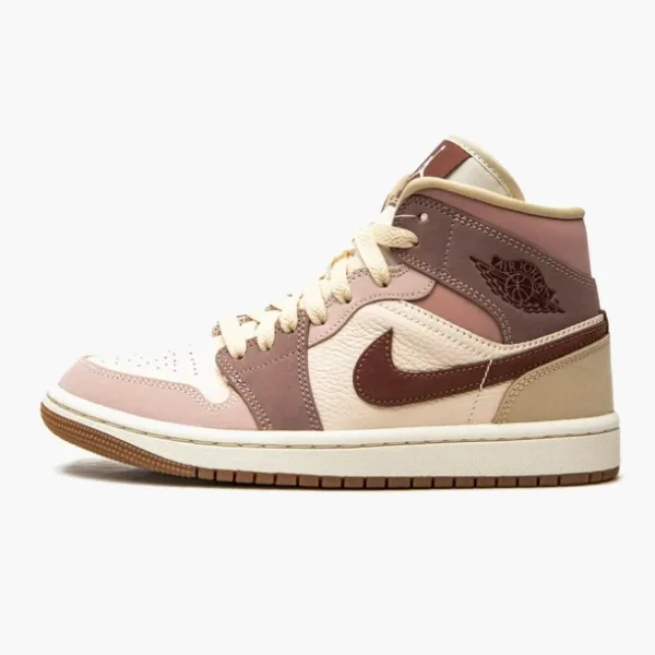 Air Jordan 1 Mid SE WMNS Dark Pony Smoky Mauve