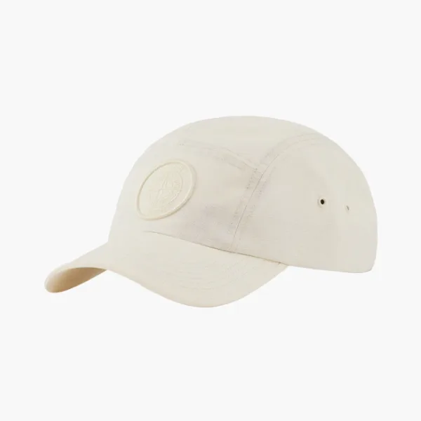 Stone Island X Supreme Reactive Ice Camo Ripstop Camp Cap Tan