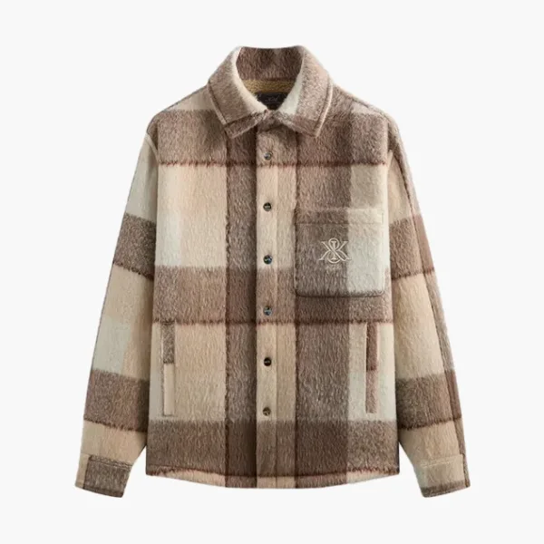 Kith Brushed Plaid Sheridan Shirt Jacket Canvas