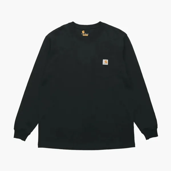 Carhartt K126 Long-Sleeve Pocket T-Shirt Black