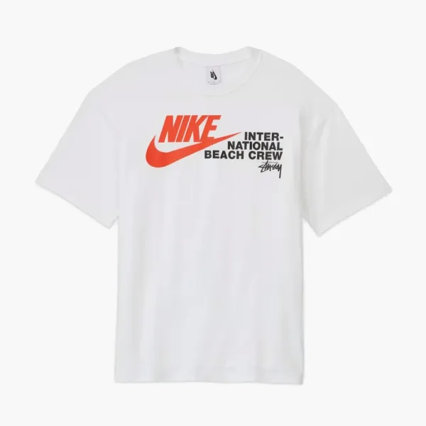 Nike x Stussy International Beach Crew Tee White