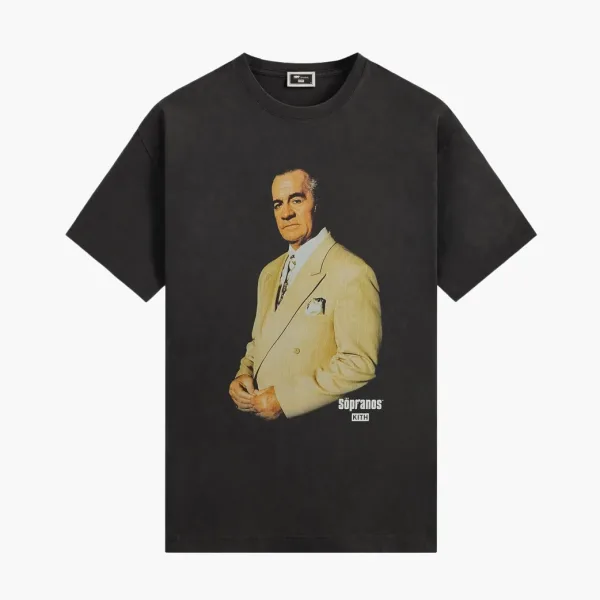 Kith x The Sopranos Paulie Vignette Vintage Tee Black