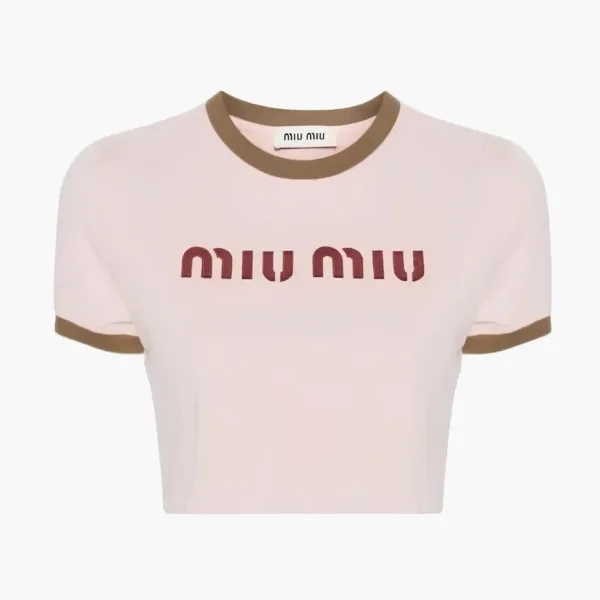 Miu Miu Short T-shirt Pink