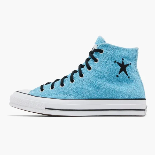 Stussy x Converse Chuck 70 High Sky Blue