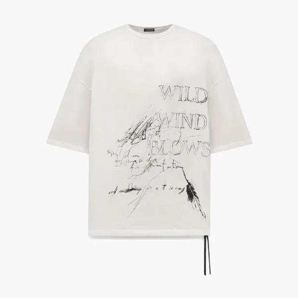 Ann Demeulemeester Dieter High Comfort T-Shirt White
