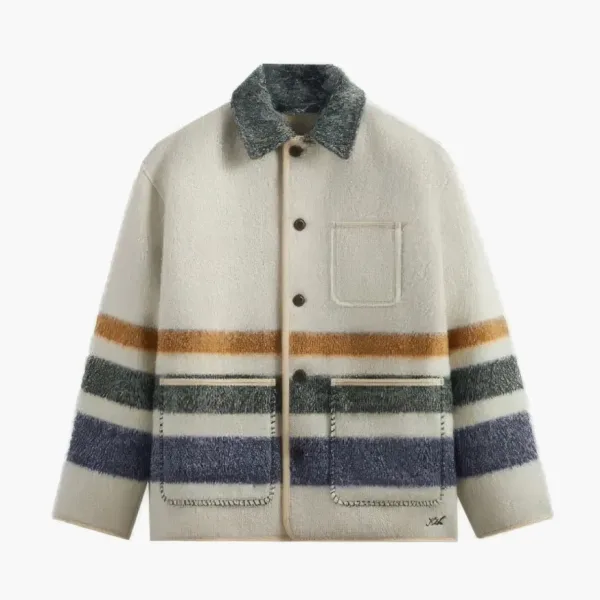 KITH Cason Blanket Coat White