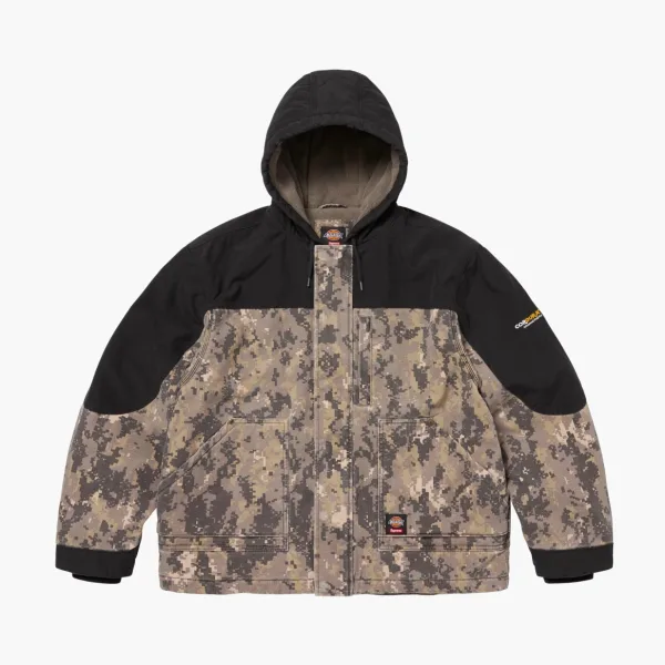 Supreme x Dickies Cordura Hooded Work Jacket Digi Camo