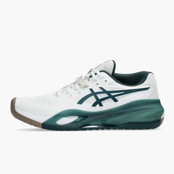Asics Gel-Resolution X White Saxon Green