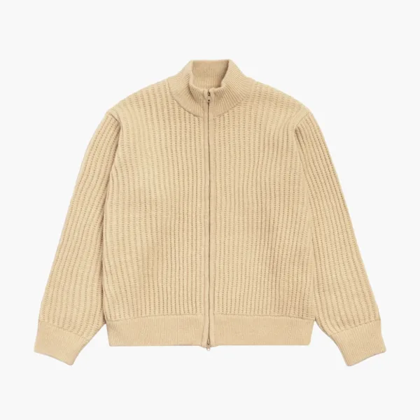 Stussy Patch Zip Sweater Sand