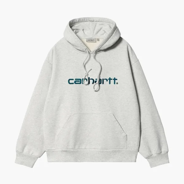 Carhartt WIP Hooded Carhartt Sweatshirt Grey Heather
