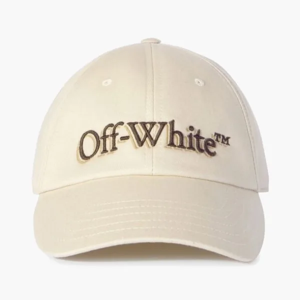 Off-White Bookish Shadow Baseball Cap Neutrals