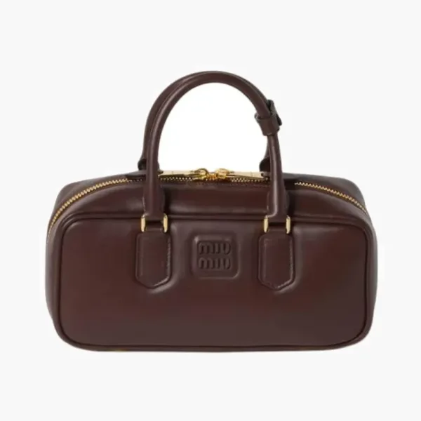 Miu Miu Arcadie leather bag Briarwood
