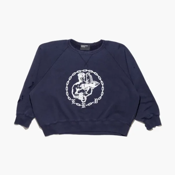 Enfants Riches Déprimés Enfants En Chaine Raglan Crewneck Sweatshirt Faded Purple