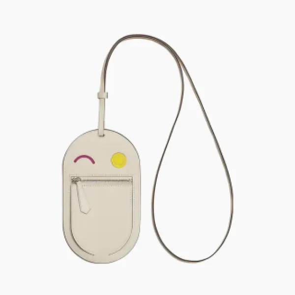 HERMES in-the-loop to go GM phone case chevre mysore nata SHW stamp Z Pink/Lemon