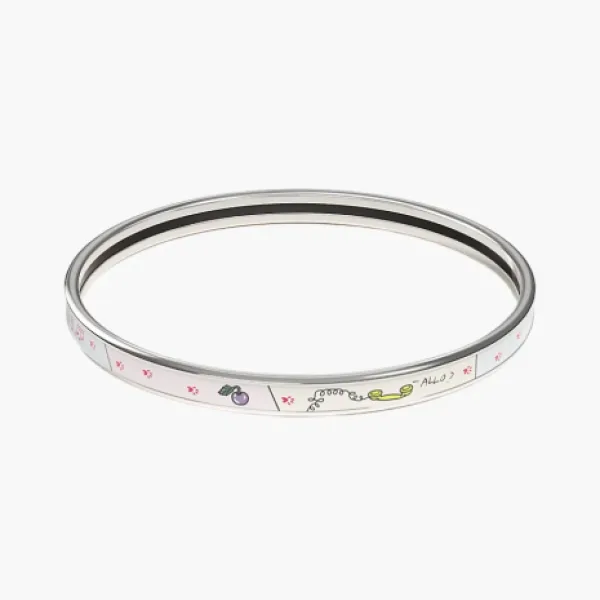 Hermès Mystere au 24 bangle Silver