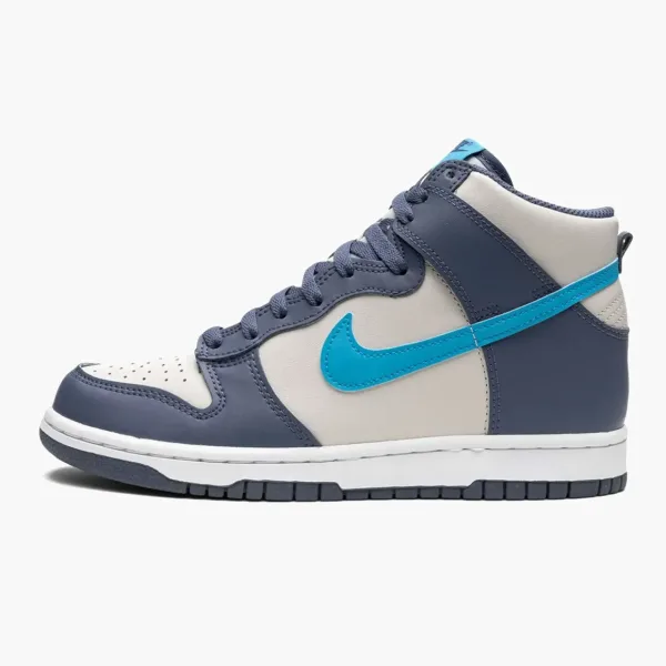 Nike Dunk High GS Light Bone / Diffused Blue