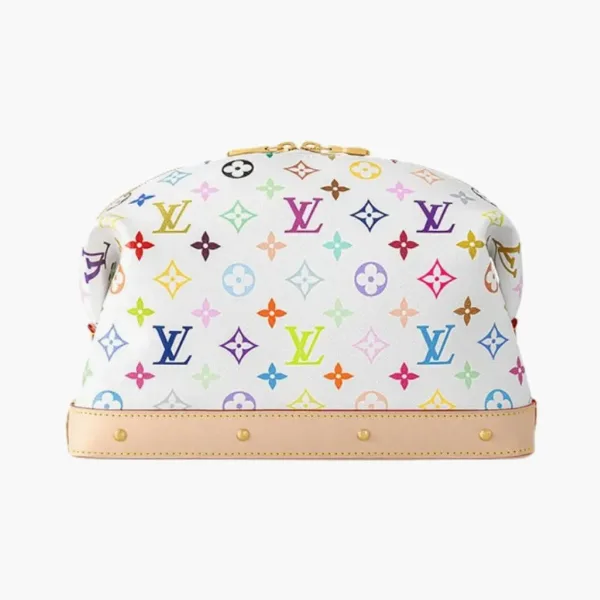 Louis Vuitton x Takashi Murakami Cosmetic Pouch GM White