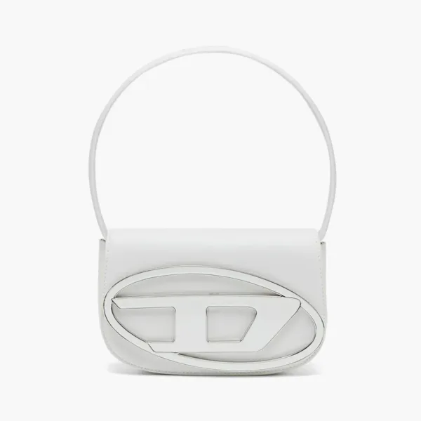 Diesel 1DR Shoulder Bag Nappa Leather White