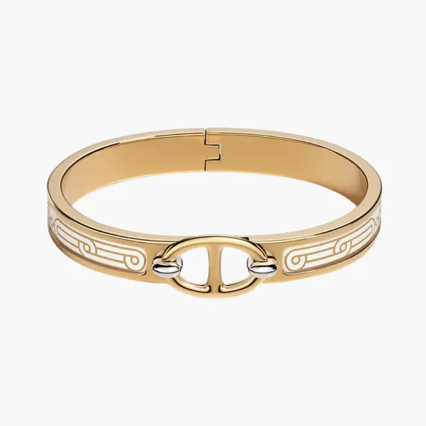 Mini Clic Chaine d'Ancre Hermès Sellier bracelet Gold