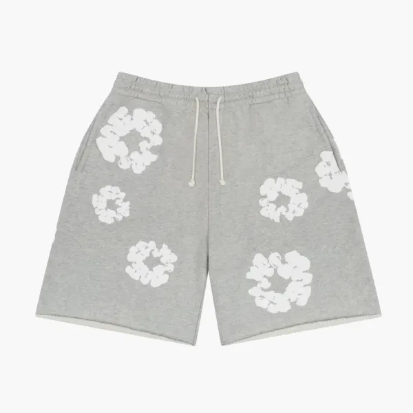 Denim Tears The Cotton Wreath Shorts Grey