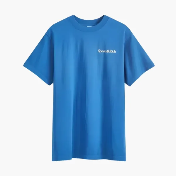 Sporty & Rich T-Shirt Blue Blue