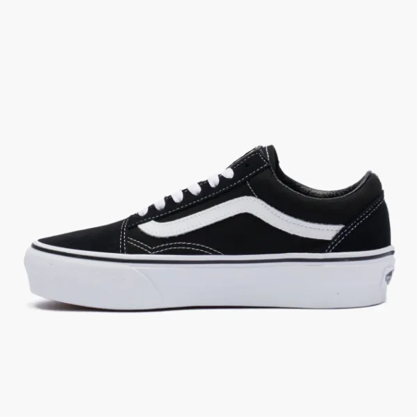 Vans Old Skool Platform Black White