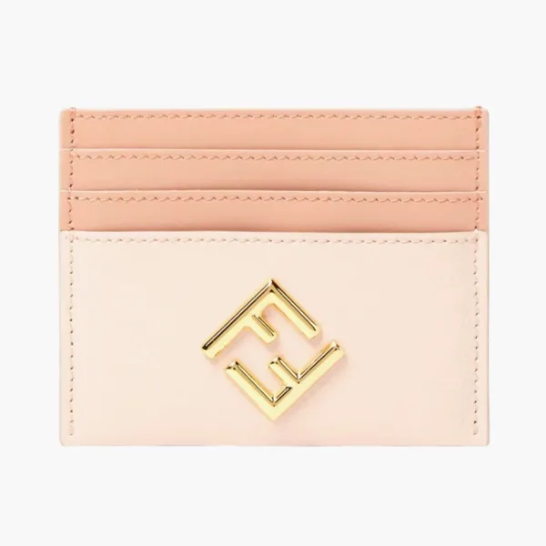 Fendi Diamonds Card Case Pink