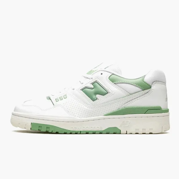 New Balance 550 White Mint Green