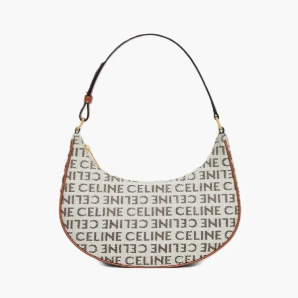 Celine Ava Textile Bag Tan