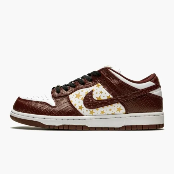 Nike SB Dunk Low Supreme - Stars - Barkroot Brown