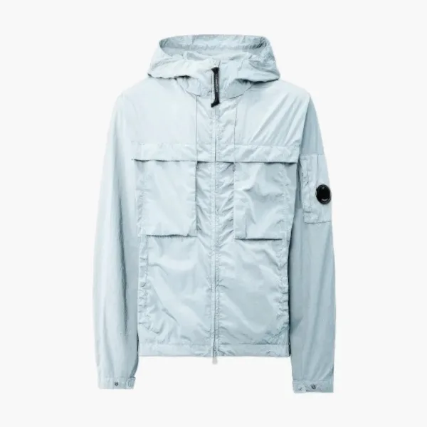 C.P. Company Chrome R Hooded Jacket Light Blue
